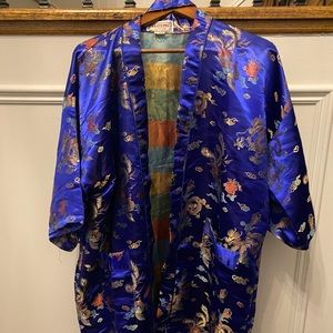 Blue Asian influenced Robe